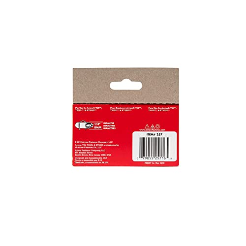 Eco-Friendly Arrow Heavy Duty T25 Round Crown Staples for Cable and