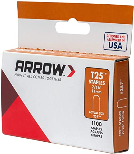 Eco-Friendly Arrow Heavy Duty T25 Round Crown Staples for Cable and