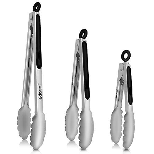 Minimalist Tongs For Cooking - Heat Resistant 600 Degrees Stainless Steel