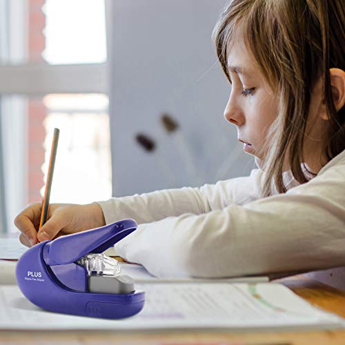 Smart Home Plus Paper Clinch Compact Staple-Free Stapler, Blue