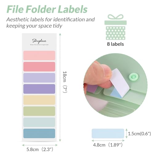 upgraded SKYDUE Expanding File Folder with 5 Pockets,