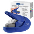 Smart Home Plus Paper Clinch Compact Staple-Free Stapler, Blue