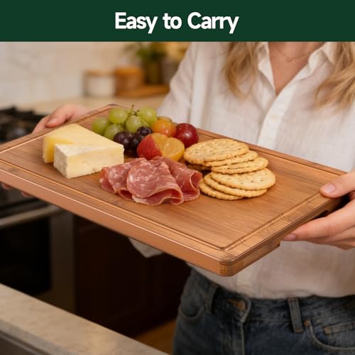 Classic 3-Piece Set Bamboo Cutting Board for Kitchen Set